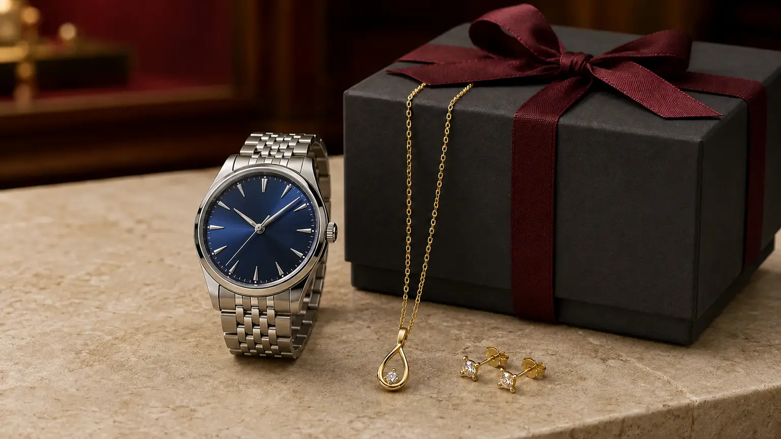 Hochwertige Geschenkideen mit Schmuck und edler Uhr bei Juwelier EGGER in Kufstein